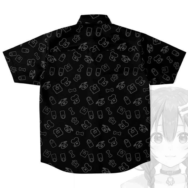 Hololive - Korone Patterned Themed Dress Shirt
