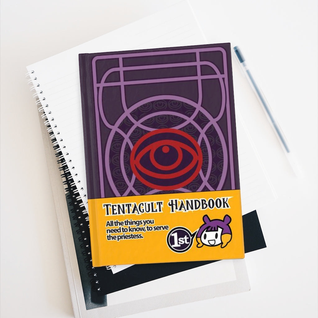 Hololive EN - Ninomae Ina'nis | Tentacult Hanbook Journal | Ruled Lined Pages