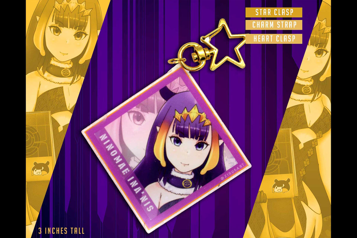 Hololive EN - Ninomae Ina'nis Acrylic Charm 3x3 inch