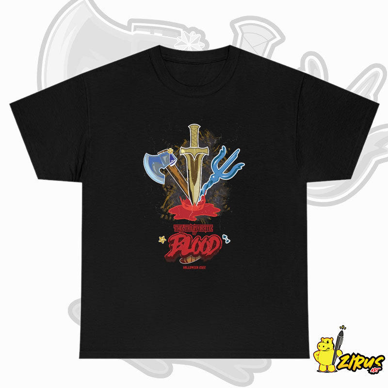 Halloween 2022 - Hololive "The Triumvirate of Blood" Suisei, mumei , gura - Tshirt