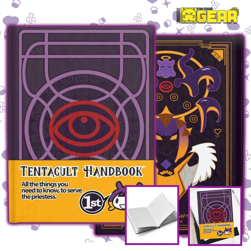 Hololive EN - Ninomae Ina'nis | Tentacult Hanbook Journal | Ruled Lined Pages