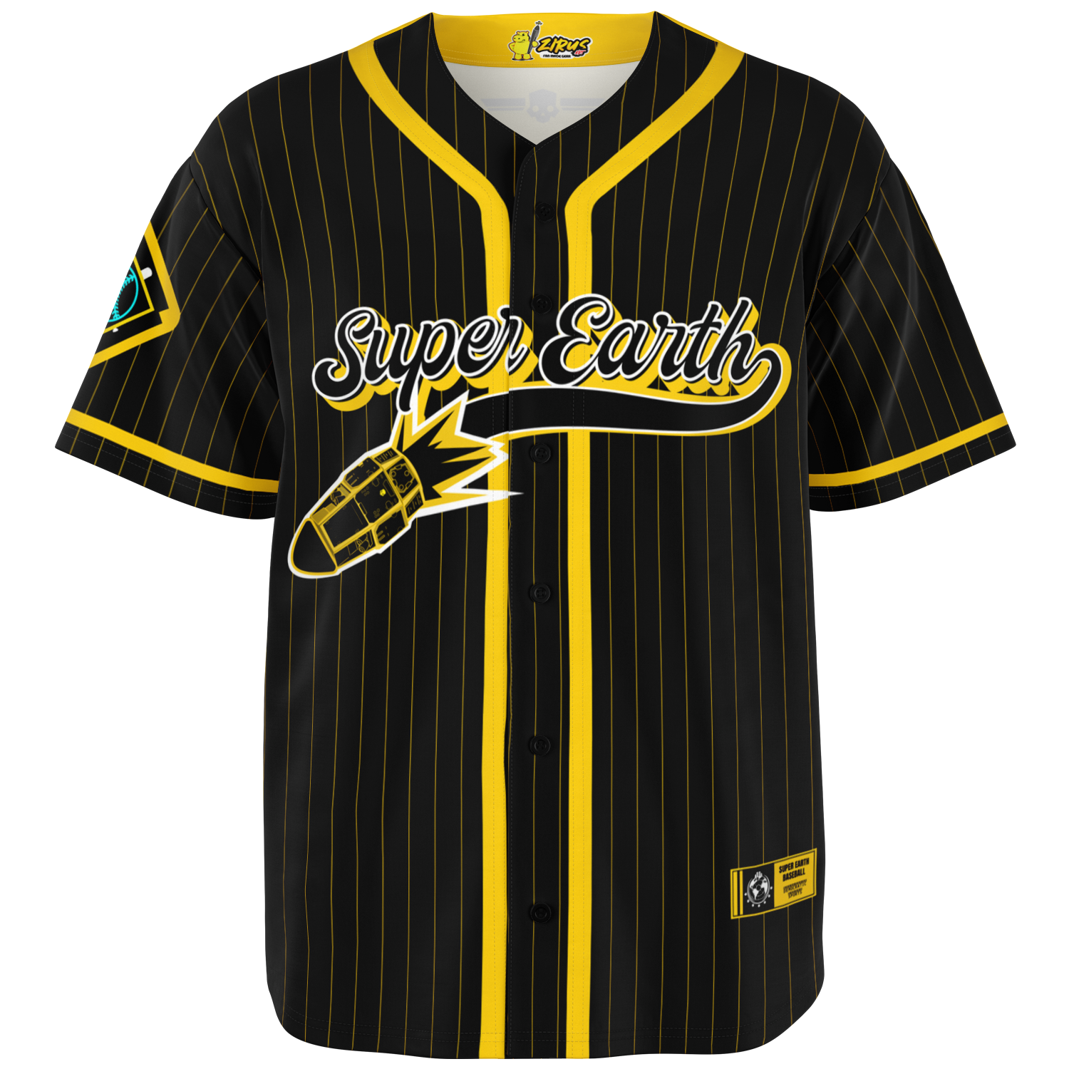 Hellsdivers 2 - Super Earth Baseball Jersey