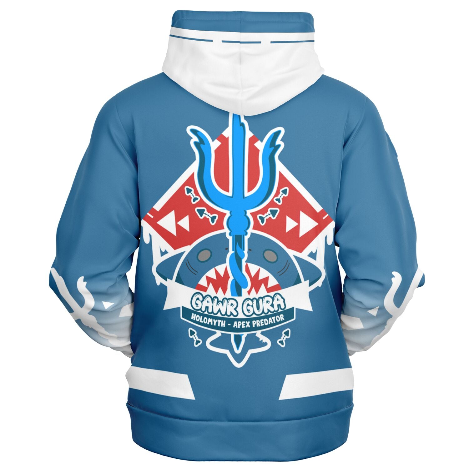 Hololive EN - Gawr Gura Apex Predator Holomyth Zip Up Hooddie