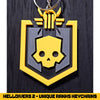 Helldivers 2 Unique Ranks Keychains - 3D Printed