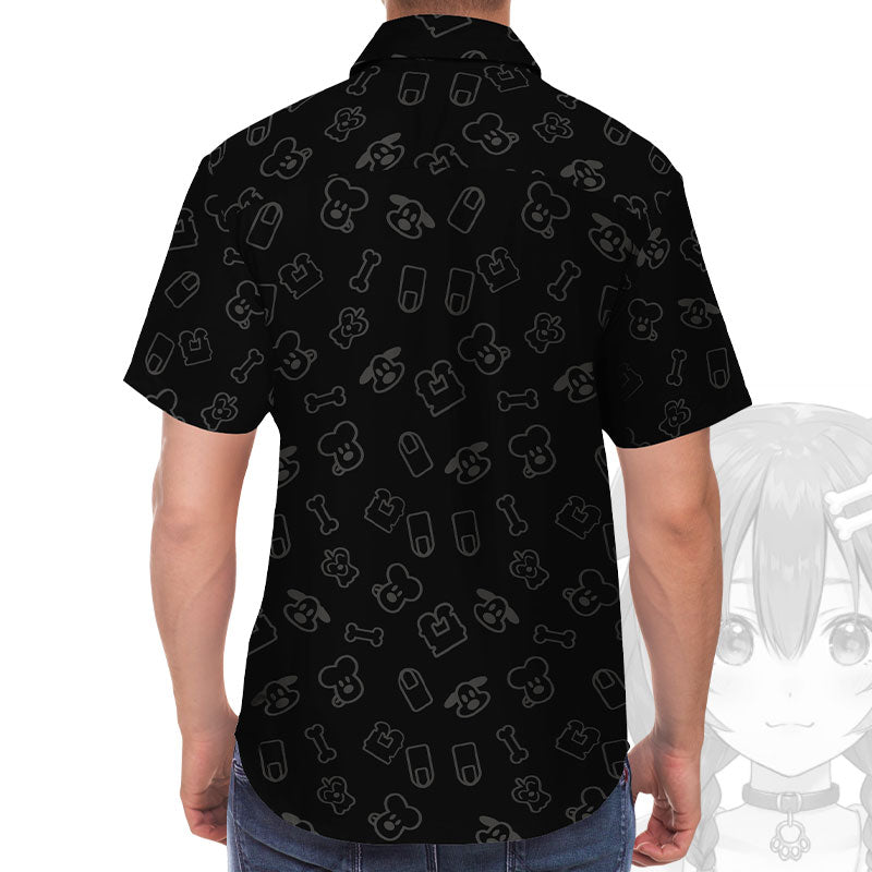 Hololive - Korone Patterned Themed Dress Shirt