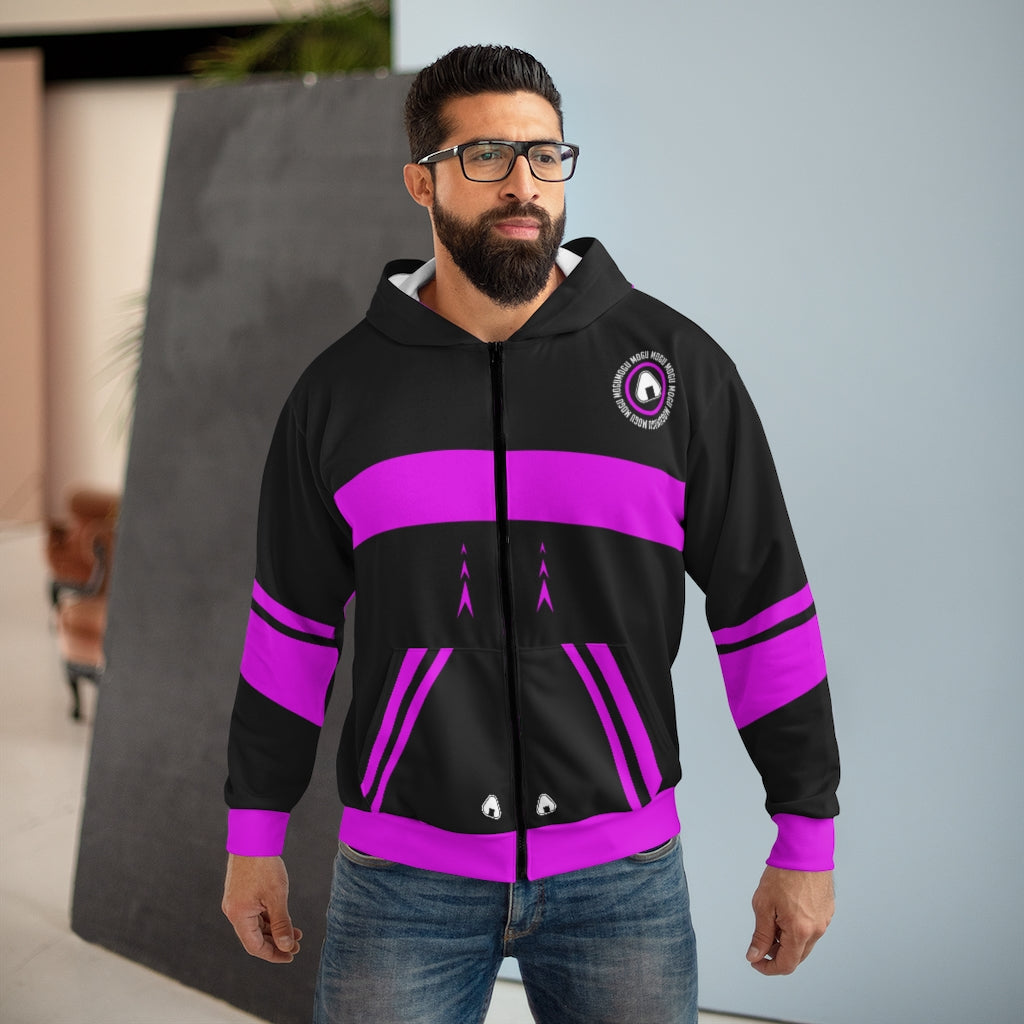 Hololive Gamers- Nekomata Okayu "Dark Mode' Zip Up Hoodie