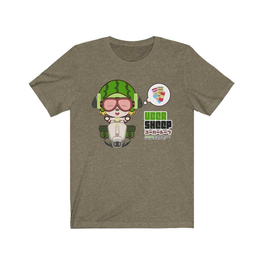 Hololive - Tsunomaki Watame : Uber Sheep Logo T-Shirt "Please don't eat her..."