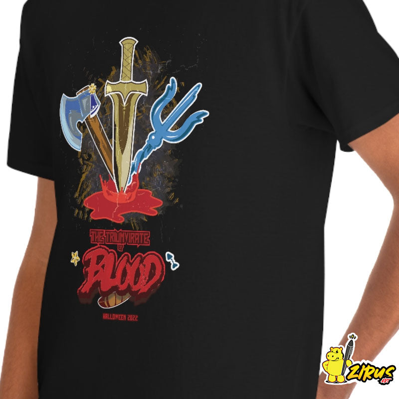 Halloween 2022 - Hololive "The Triumvirate of Blood" Suisei, mumei , gura - Tshirt