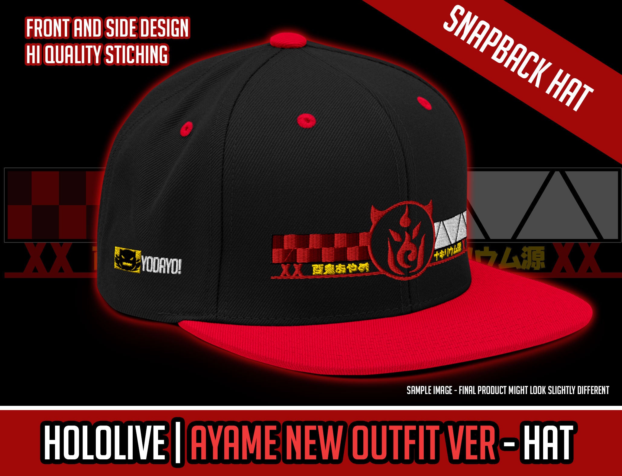 Hololive Ayame Nakiri - New Outfit Ver Snapback Hat