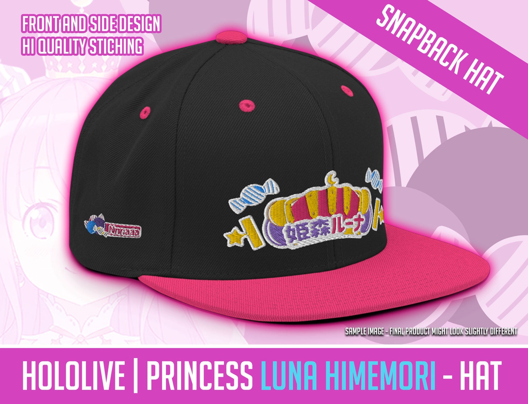 HOLOLIVE - Princess Luna himemori - Snapback Hat