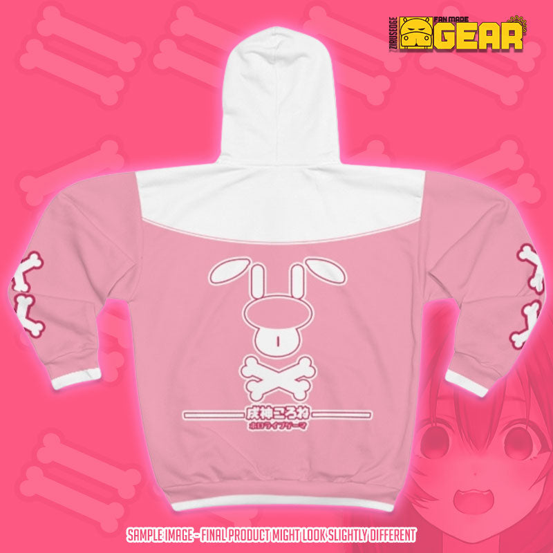 Hololive Gamers | Inugami Korone "New Outfit" Fullzip Hoodie Cosplay/Everyday wear