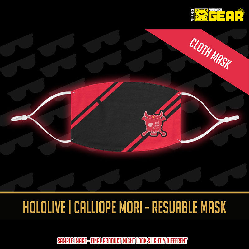 Hololive - Calliope Mori | Resuable Face Mask