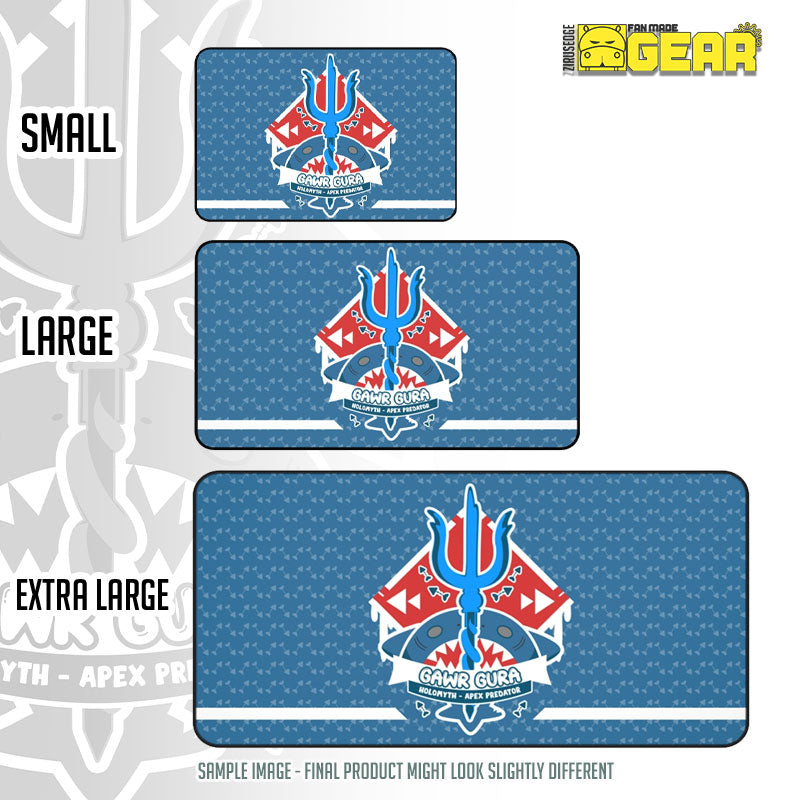 Mouse Pad/Gaming Mouse Pad | Hololive EN Gwar Gura Apex Predator Emblem
