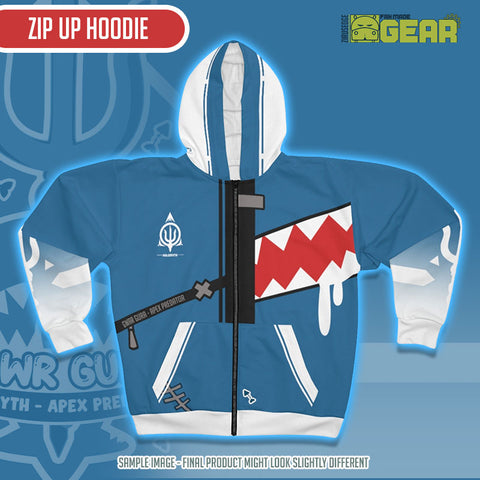 Hololive EN - Gawr Gura Apex Predator Holomyth Zip Up Hoodie